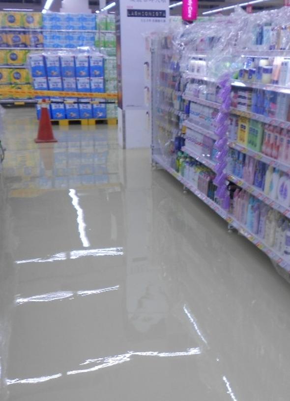 TAI-CHUNG Carrefour - Self-leveling flooring, Taiwan